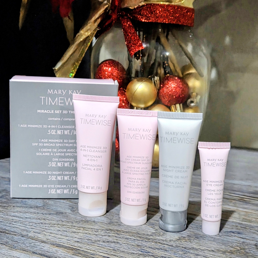 Mary Kay Timewise Miracle 3D The To Go Set (Normal To Dry Skin) Pink Mini Set